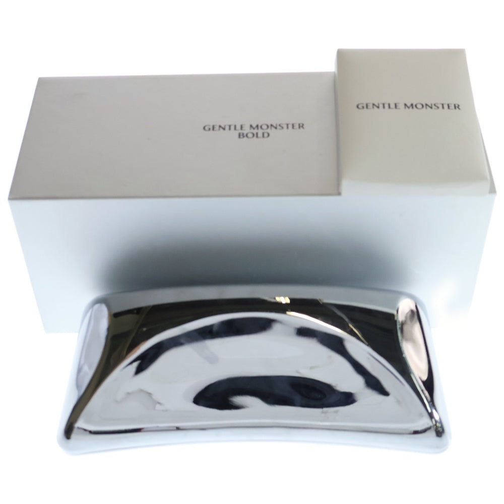 GENTLE MONSTER(ジェントルモンスター) Atomic 02 アトミック サングラス メタルフレーム メガネ シルバー/ブルー 56□17