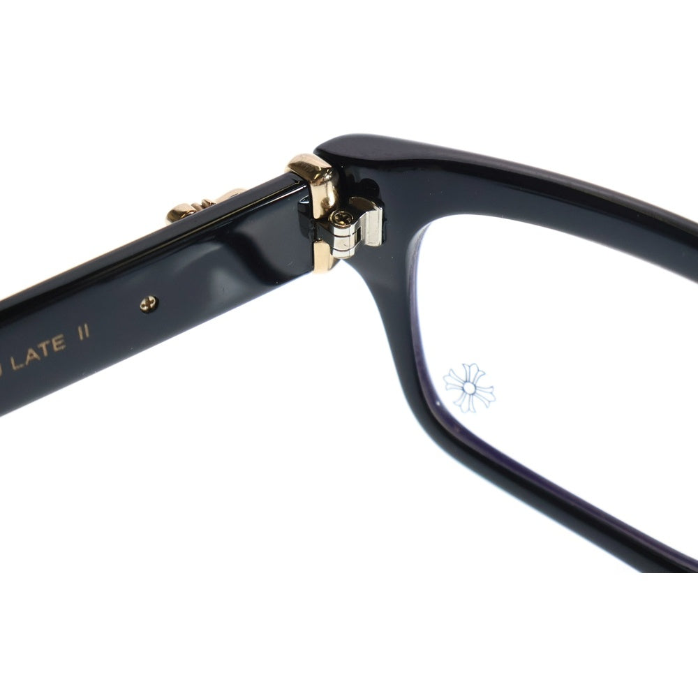 CHROME HEARTS(クロムハーツ) HEY JACK U LATE II BK-18KGP ヘイ ジャック サイド ダガーフレーム サングラス アイウェア ブラック ゴールド