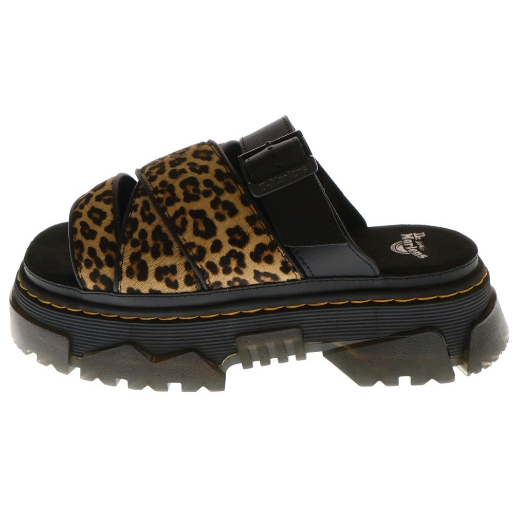 Dr.Martens(ドクターマーチン) MATTISON SLIDE スライドサンダル レオパード 41110200 ブラック/ベージュ