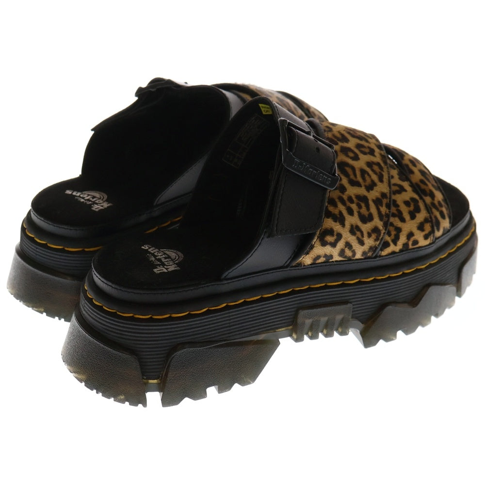 Dr.Martens(ドクターマーチン) MATTISON SLIDE スライドサンダル レオパード 41110200 ブラック/ベージュ