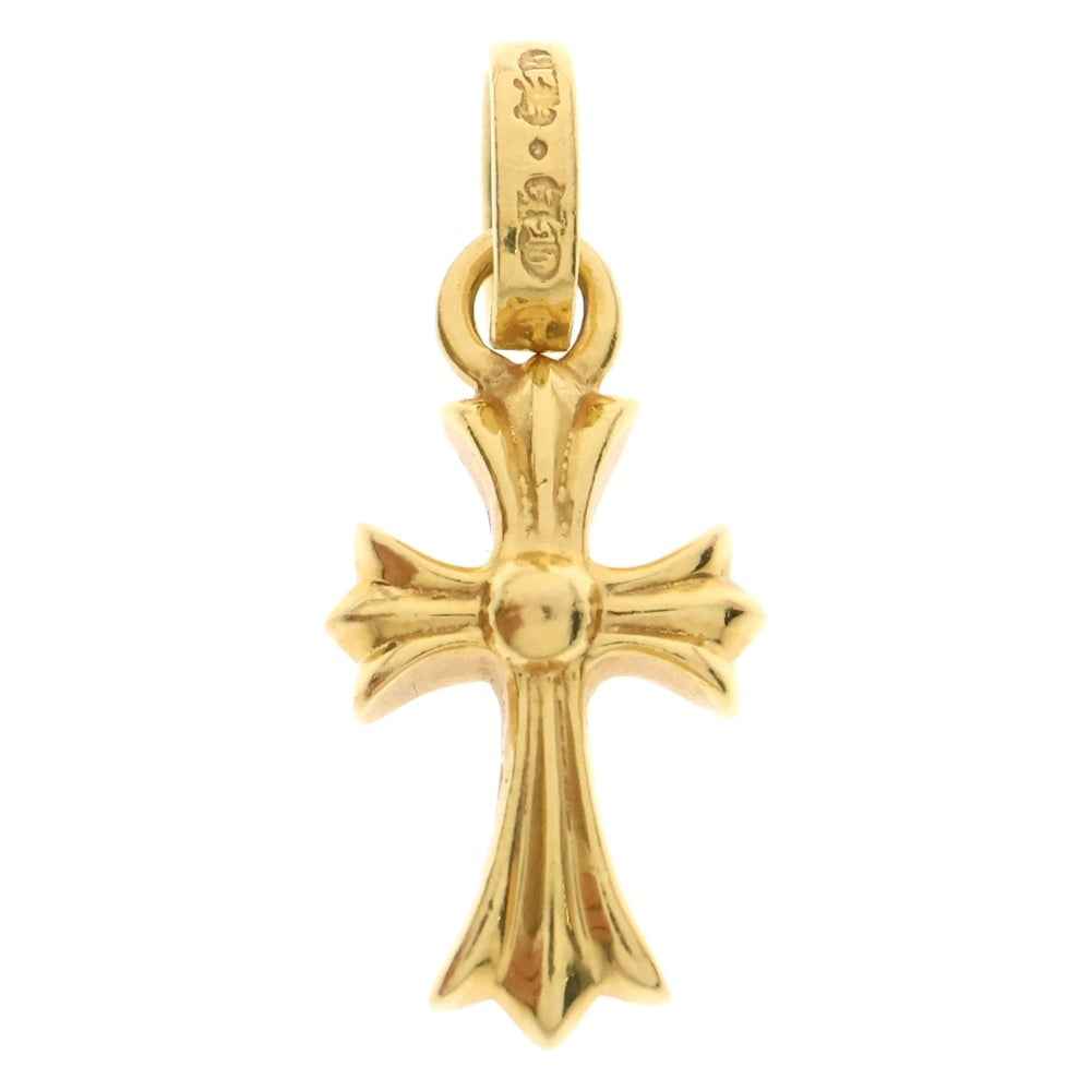 CHROME HEARTS(クロムハーツ) 22K CRS BBYFAT P/DIA ベイビーファットクロス PAVEダイヤ ペンダントトップ ゴールド BCA035