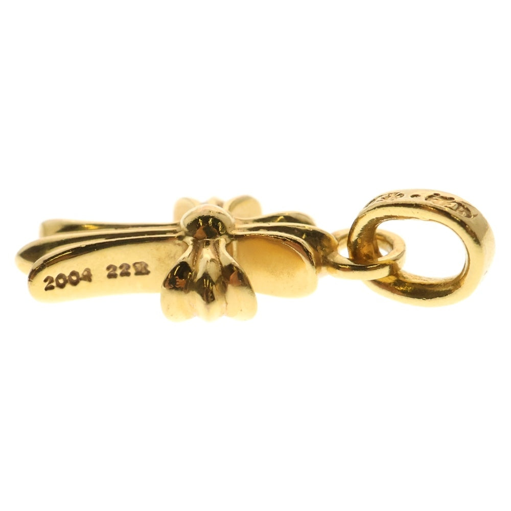 CHROME HEARTS(クロムハーツ) 22K CRS BBYFAT P/DIA ベイビーファットクロス PAVEダイヤ ペンダントトップ ゴールド BCA035