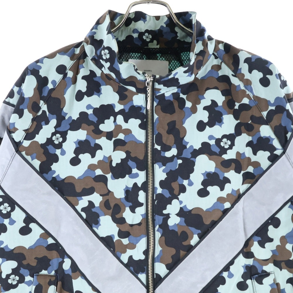 SUGARHILL(シュガーヒル) FLOWER CAMO IPFU BLOUSON 23SSJK13 カモ柄 トラックジャケット ブルゾン マルチ