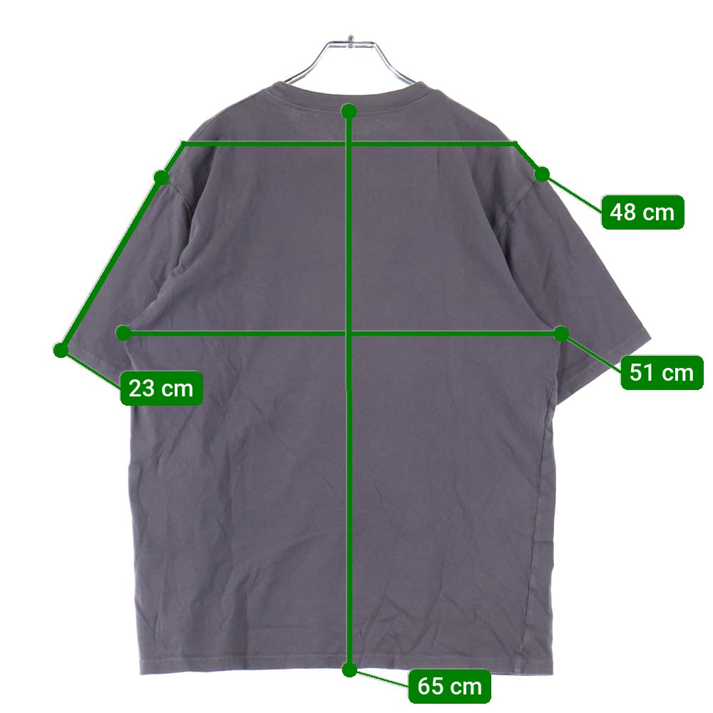 KAPITAL(キャピタル) 24SS BUSTER PECKISH BOWY K2403SC117 天竺 クルーT 半袖Tシャツ カットソー グレー