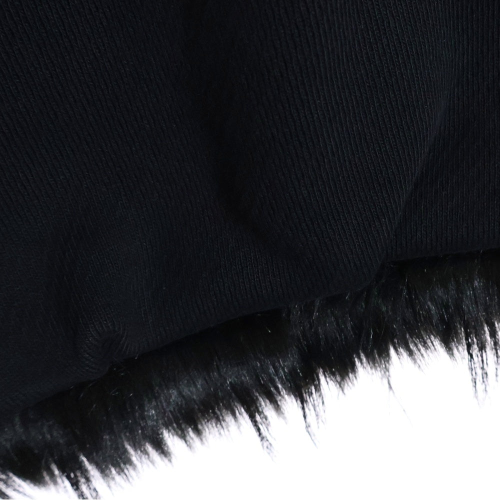 DINOWORKS(ディノワークス) Egg Trousers ファー付き エッグトラウザー スウェットパンツ ブラック