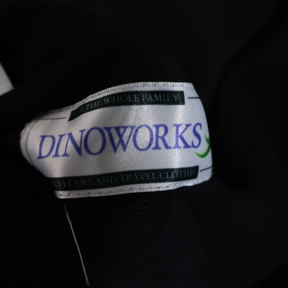 DINOWORKS(ディノワークス) Egg Trousers ファー付き エッグトラウザー スウェットパンツ ブラック