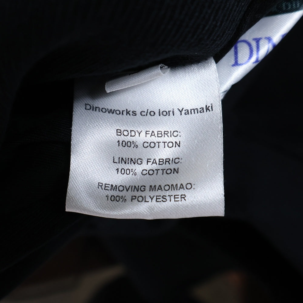 DINOWORKS(ディノワークス) Egg Trousers ファー付き エッグトラウザー スウェットパンツ ブラック