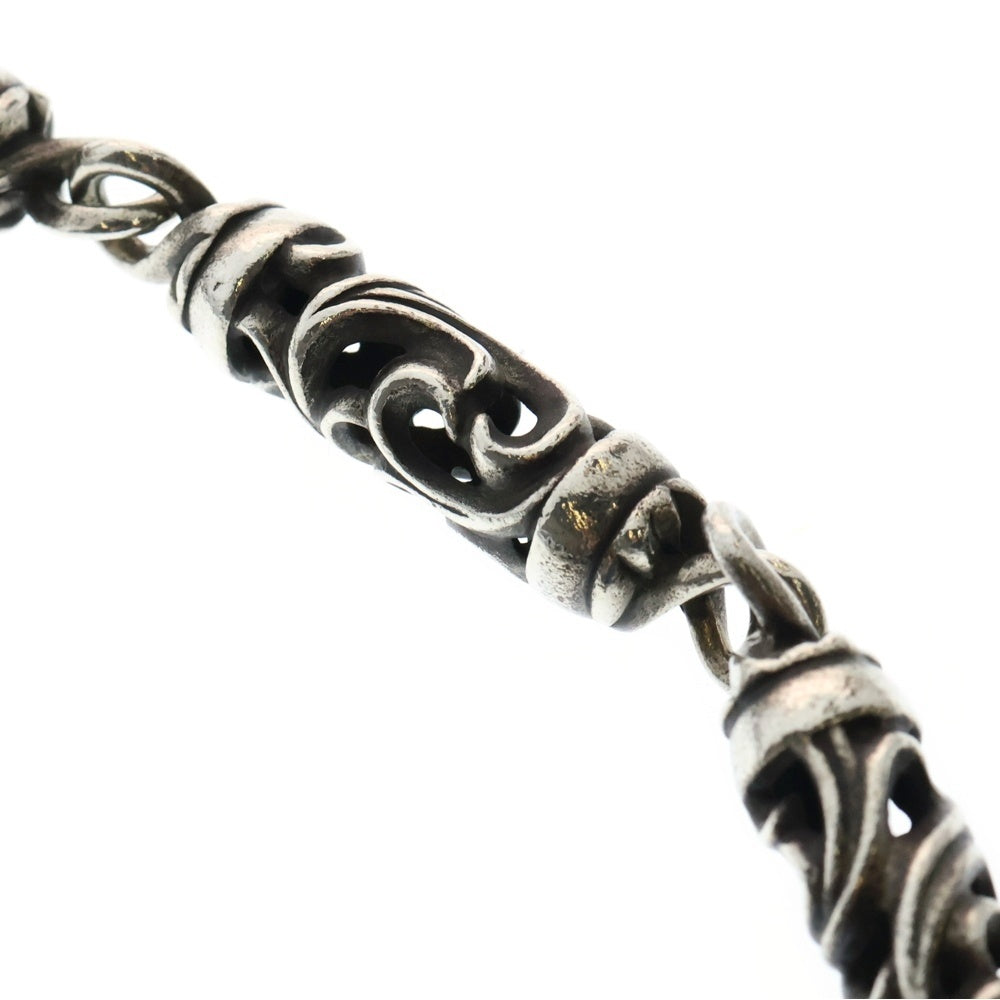 CHROME HEARTS(クロムハーツ) ROLLER フローラルボール 1クリップ ローラー ウォレットチェーン ショート シルバー