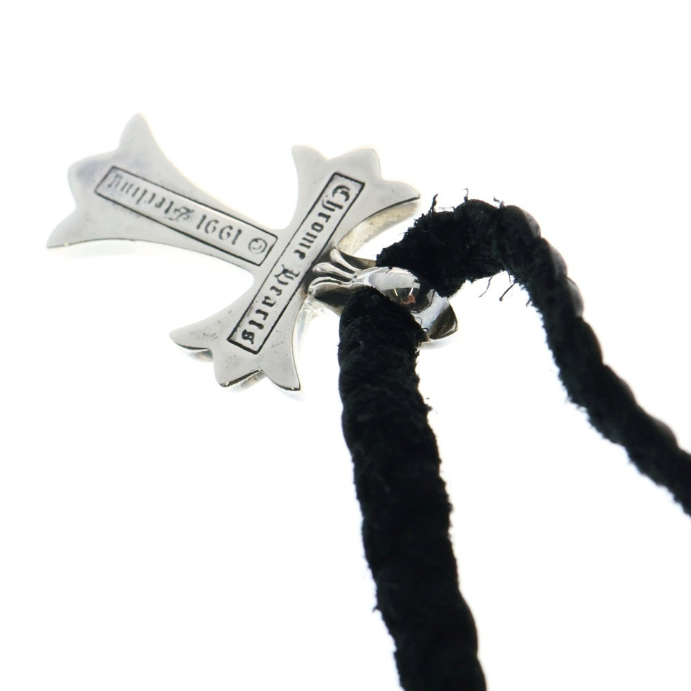 CHROME HEARTS(クロムハーツ) CH CRS SMLスモールCHクロス BC ボロチップブレイド ネックレス シルバー BCA220