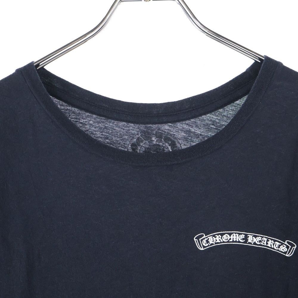 CHROME HEARTS(クロムハーツ) CHプラス プリント クルーネック 半袖Tシャツ ブラック レディース