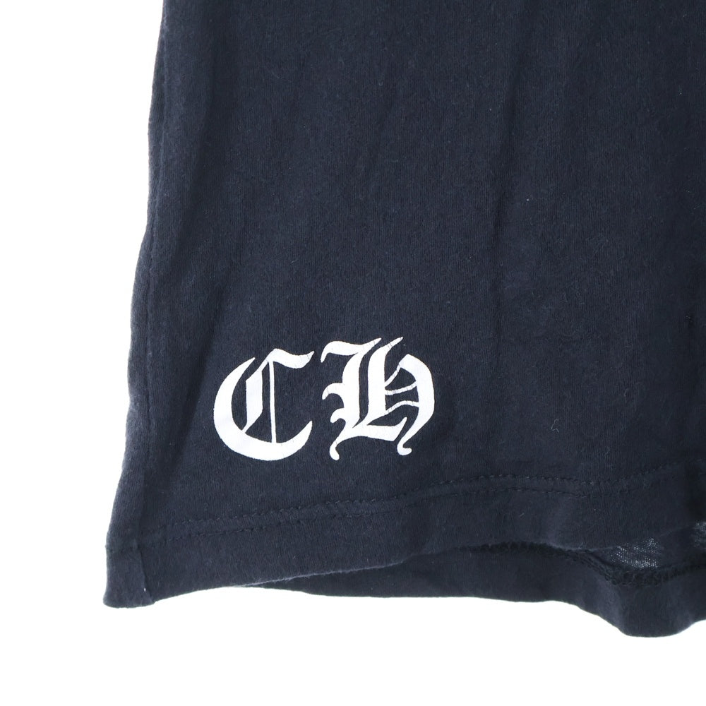 CHROME HEARTS(クロムハーツ) CHプラス プリント クルーネック 半袖Tシャツ ブラック レディース