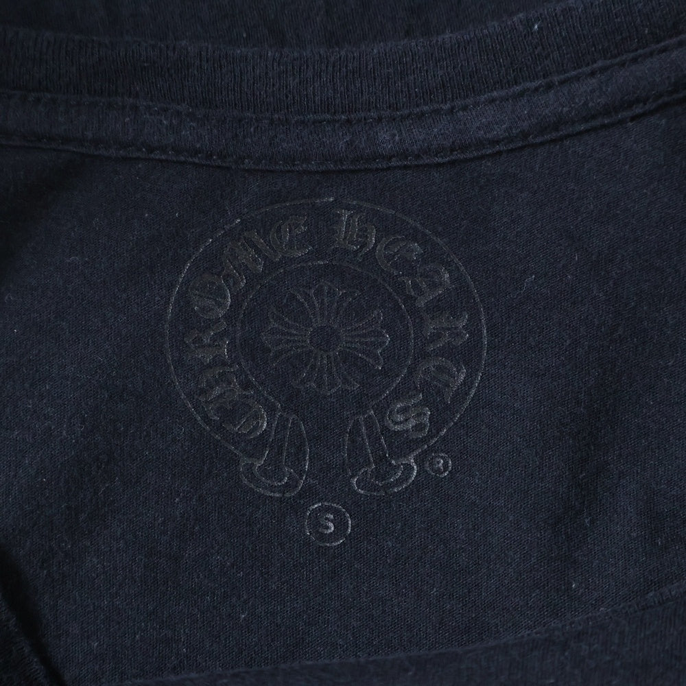 CHROME HEARTS(クロムハーツ) CHプラス プリント クルーネック 半袖Tシャツ ブラック レディース