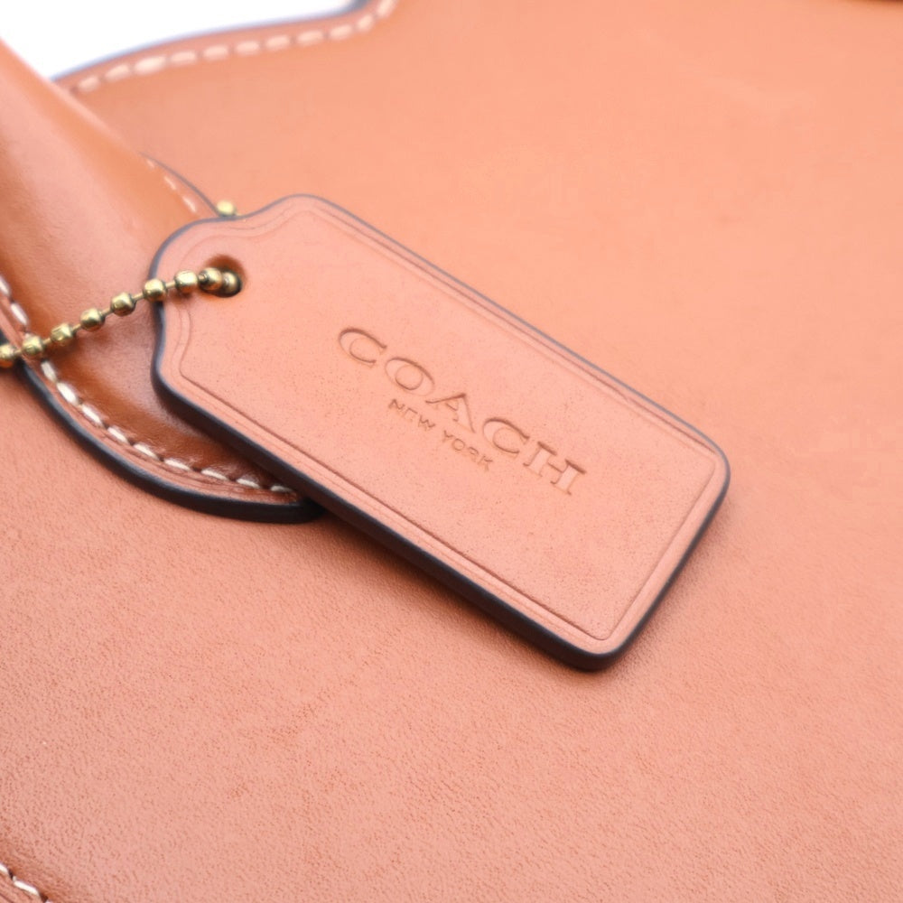 COACH(コーチ) リジェネラティブ レザー ハート 2WAY ハンドバッグ ショルダーバッグ レディース ブラウン