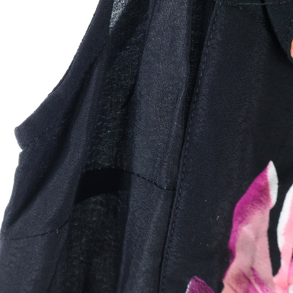Desigual(デシグアル) 花柄 ロングシャツワンピース レディース ブラック 23SWVW77