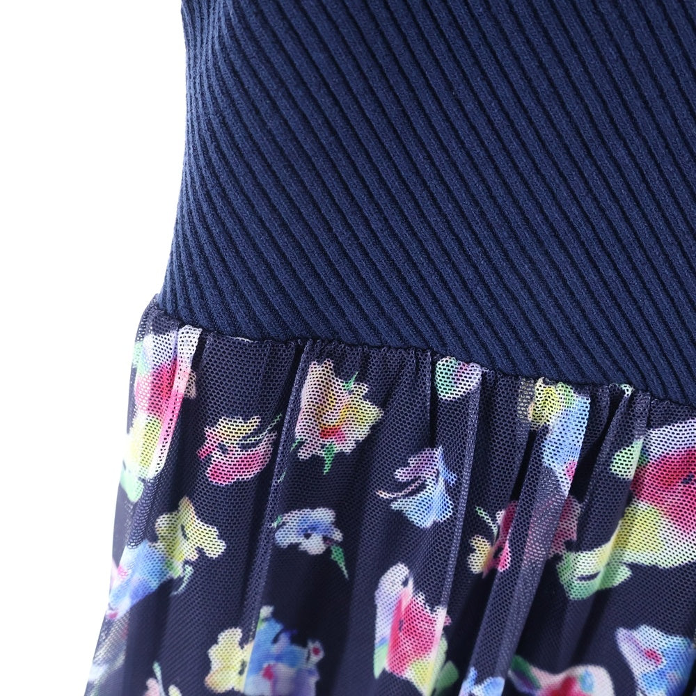 Desigual(デシグアル) 花柄 コンビネーション ミディワンピース レディース マルチ 24SWVK58