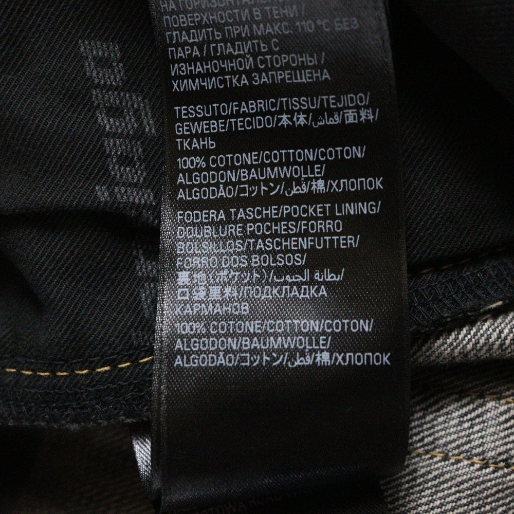 BALENCIAGA(バレンシアガ) 25SS チャームバギーデニムパンツ ブラック 831693 TSW67
