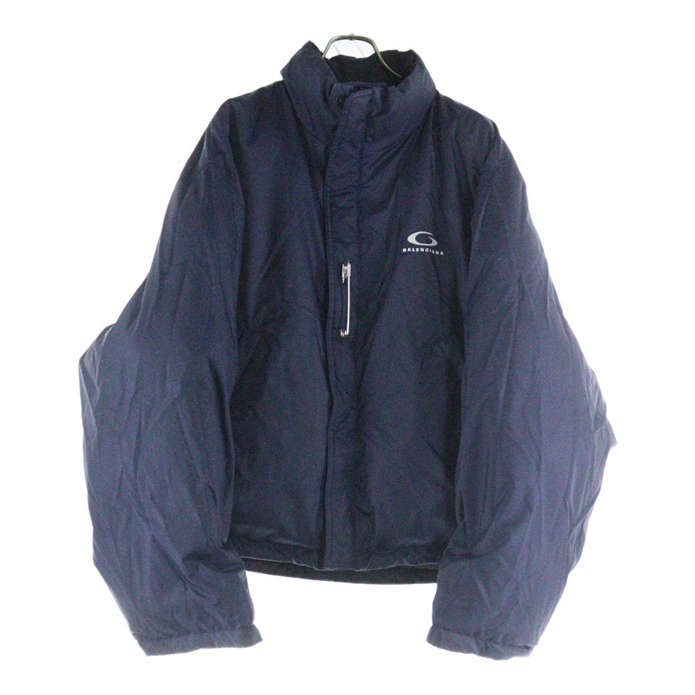 BALENCIAGA(バレンシアガ) 24AW スポーツアイコンロゴ リバーシブル ダウンジャケット ブラック/ネイビー 808793 TRO18