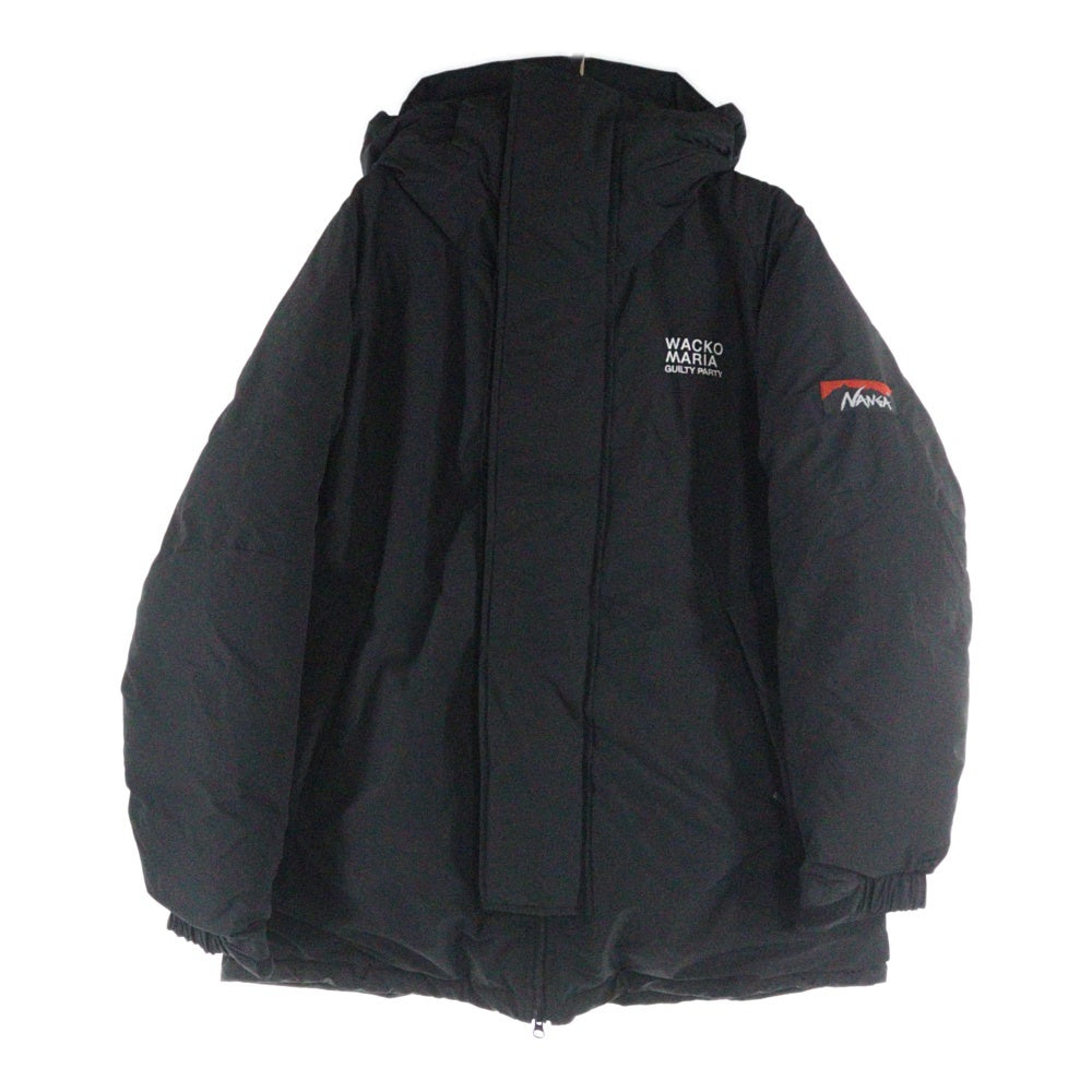 WACKO MARIA(ワコマリア) 23AW ×NANGA MOUNTAIN BELAY COAT TYPE1 23FW-WMO-NA01 ナンガ マウンテンコート ダウンジャケット ブラック