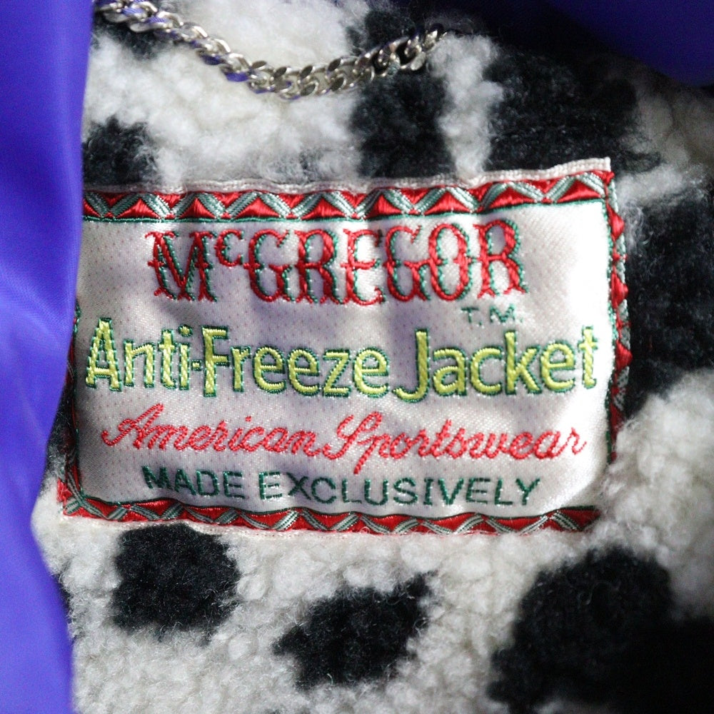 WACKO MARIA(ワコマリア) 23AW ×McGREGOR ANTI FREEZE JACKET TYPE4 23FW-WMO-MC04 マックレガー アンチフリーズジャケット パープル