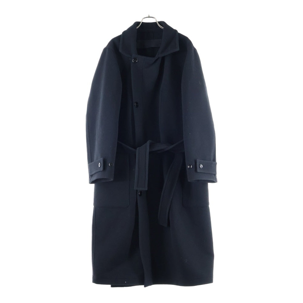 LEMAIRE(ルメール) 23AW WRAP COAT CO1037 LF1116 ウール ロング ラップコート ブラック