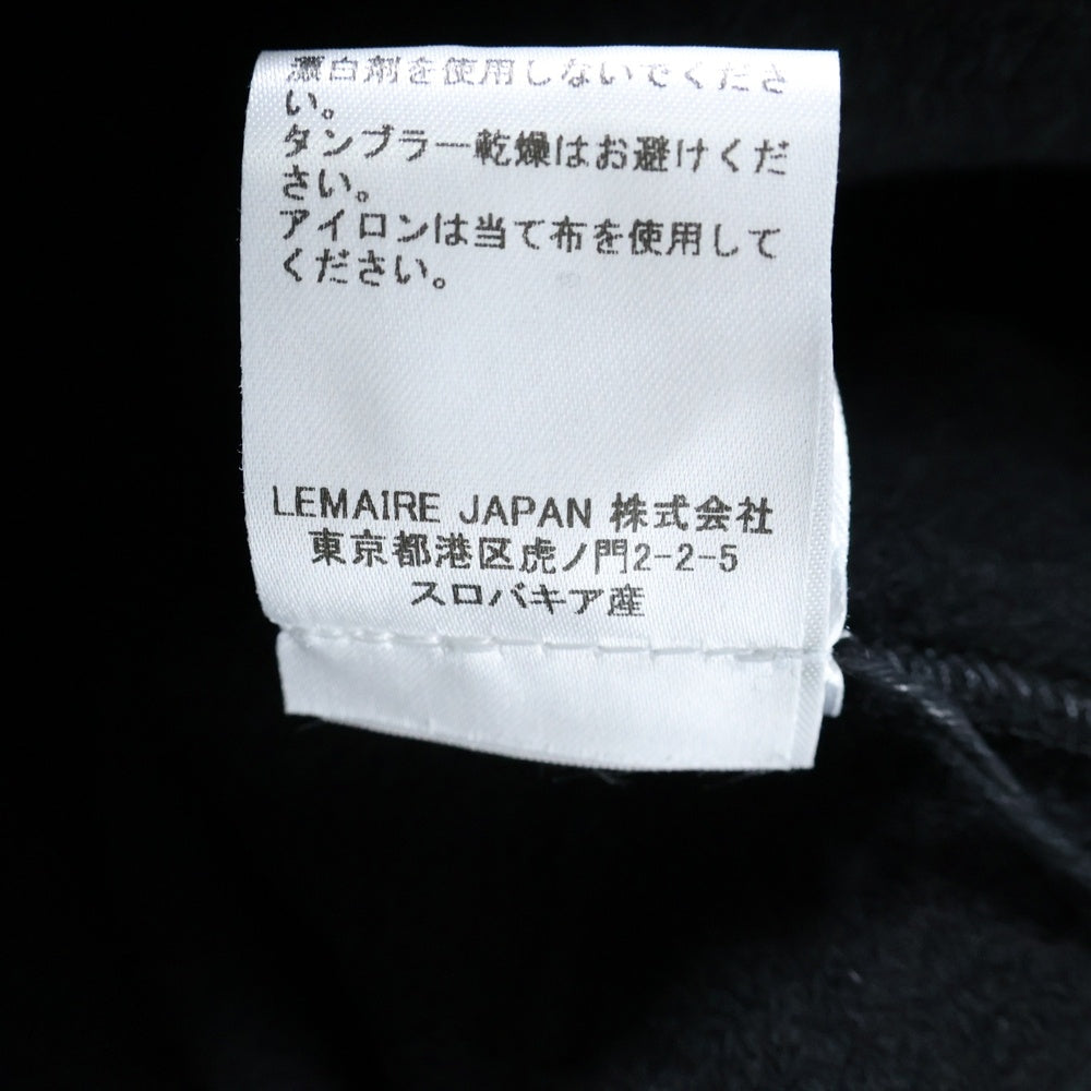 LEMAIRE(ルメール) 23AW WRAP COAT CO1037 LF1116 ウール ロング ラップコート ブラック