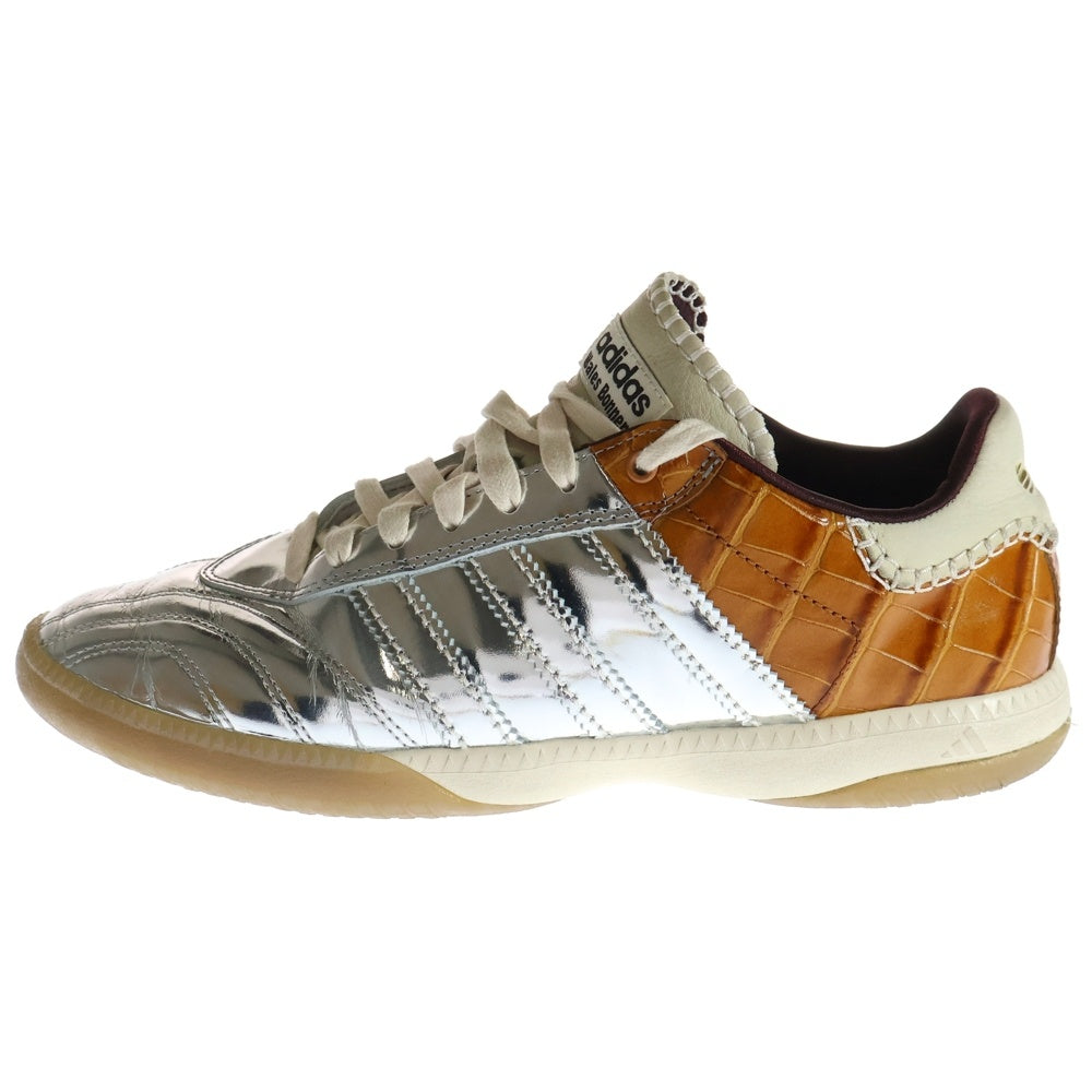 adidas(アディダス) ×WALES BONNER WB MN SAMBA METALLIC IH5777 ウェールズボナー サンバ メタリック ローカットスニーカー シルバー/ブラウン US10.5/28.5cm