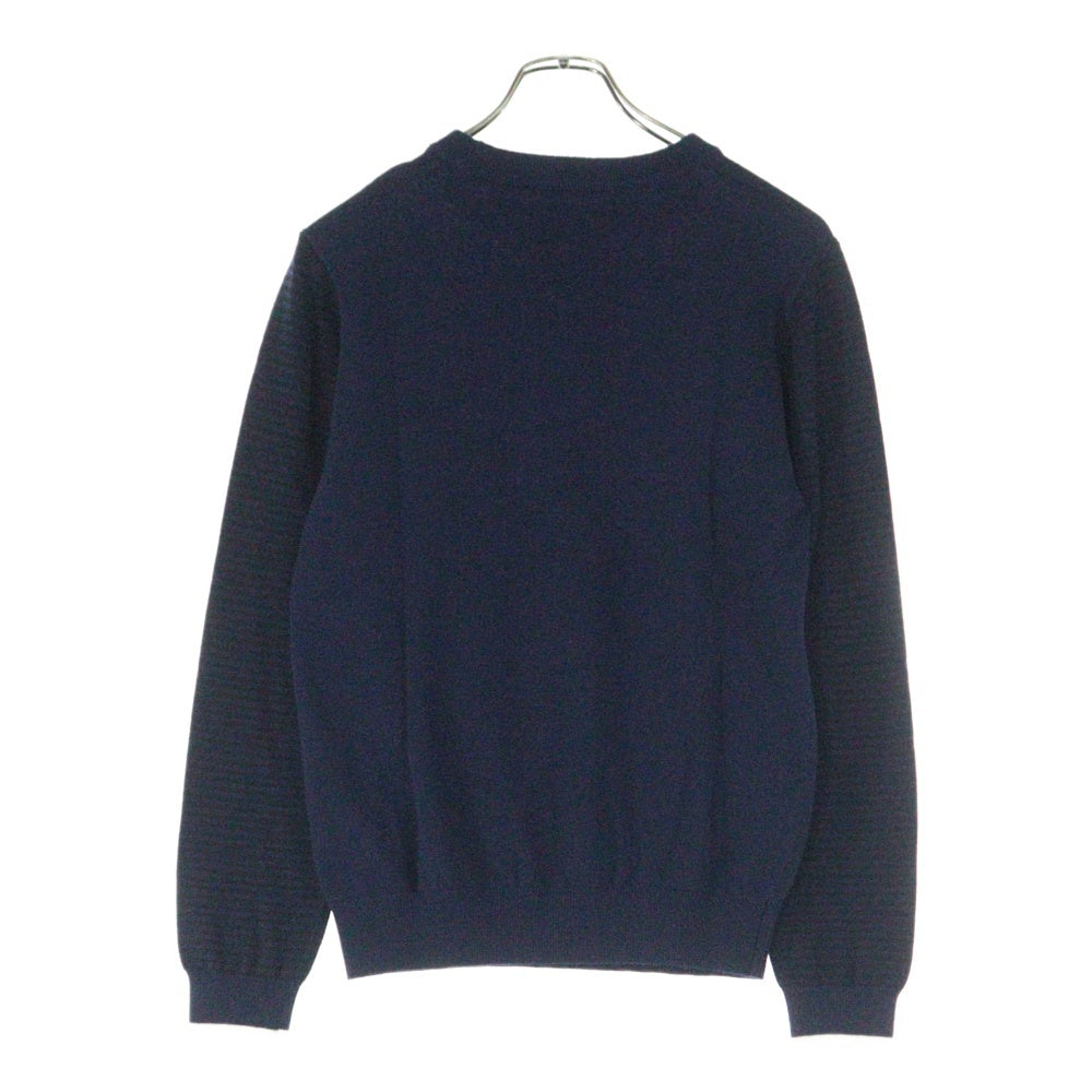 TOMMY HILFIGER(トミーヒルフィガー) ロゴワッペン クルーネックニットセーター ネイビー 240101355482