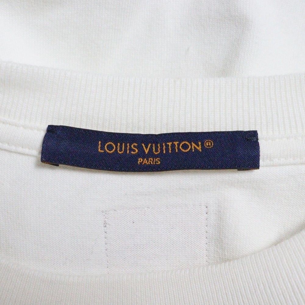 LOUIS VUITTON(ルイヴィトン) 24AW LV Lovers ビジューロゴ装飾 半袖Tシャツ RM242MM NPL HRY29W ホワイト