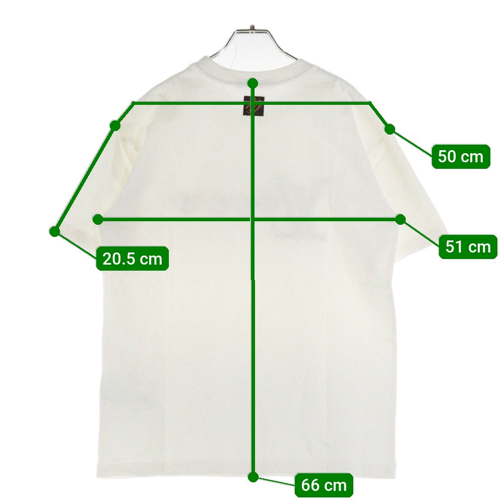 LOUIS VUITTON(ルイヴィトン) 24AW LV Lovers ビジューロゴ装飾 半袖Tシャツ RM242MM NPL HRY29W ホワイト