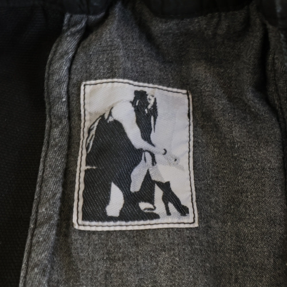 DRKSHDW(ダークシャドウ) 25SS PUSHER PANTS DU01E3393-CVS キャンバス プッシャーパンツ ブラック