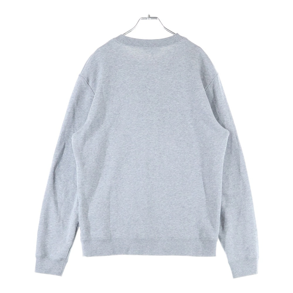 A.P.C(アーペーセー) SWEAT STANDARD M27919 ロゴ刺しゅう クルーネックスウェットシャツ グレー
