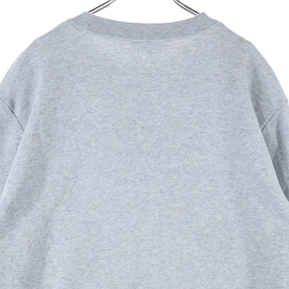 A.P.C(アーペーセー) SWEAT STANDARD M27919 ロゴ刺しゅう クルーネックスウェットシャツ グレー