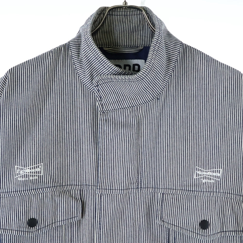 WASTED YOUTH(ウェイステッドユース) ×TIGHTBOOTH T-65 HICKORY JACKET タイトブース ストライプ ヒッコリージャケット ホワイト/ネイビー