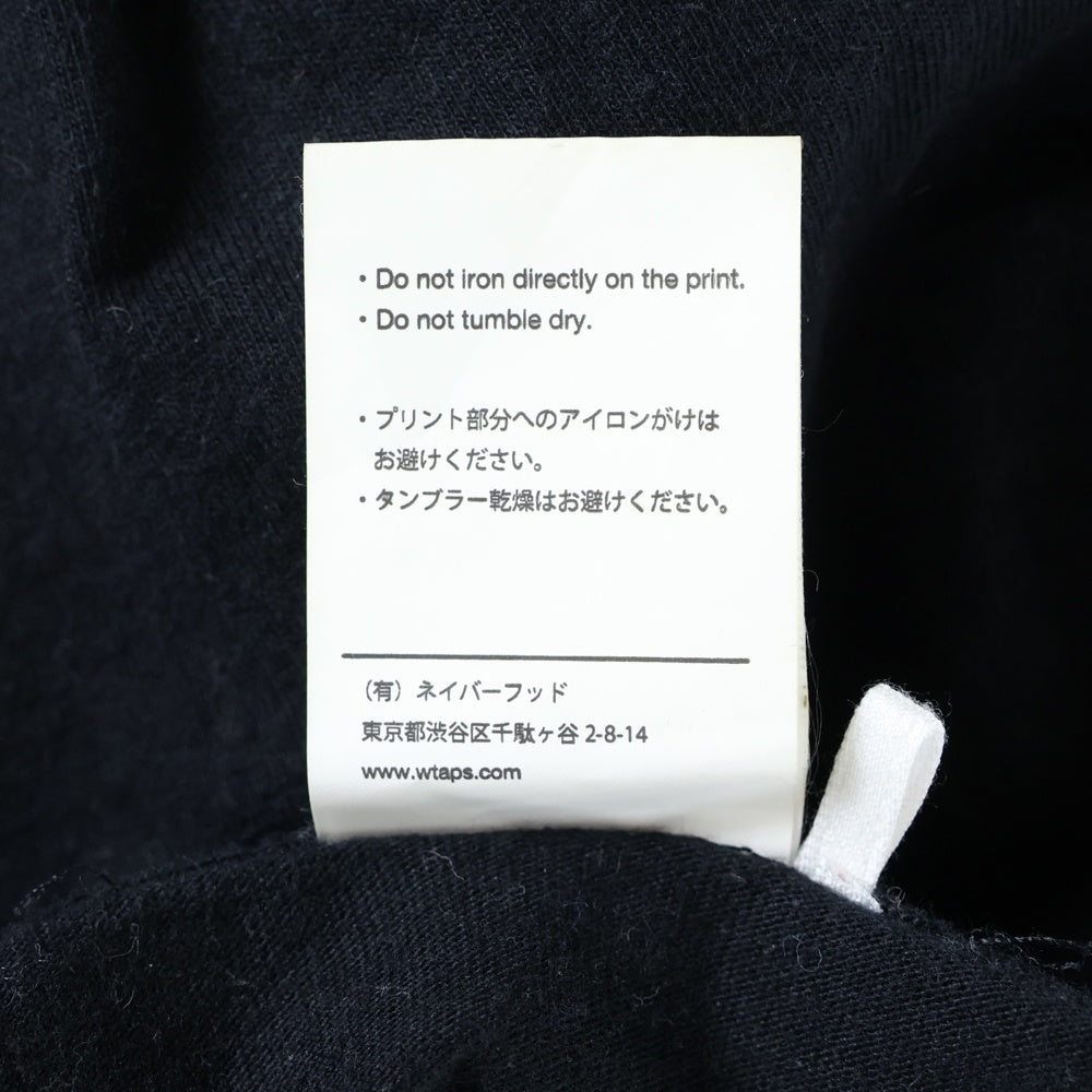WTAPS(ダブルタップス) 17SS CONFUSION DESIRE プリント クルーネック 半袖Tシャツ カットソー ブラック
