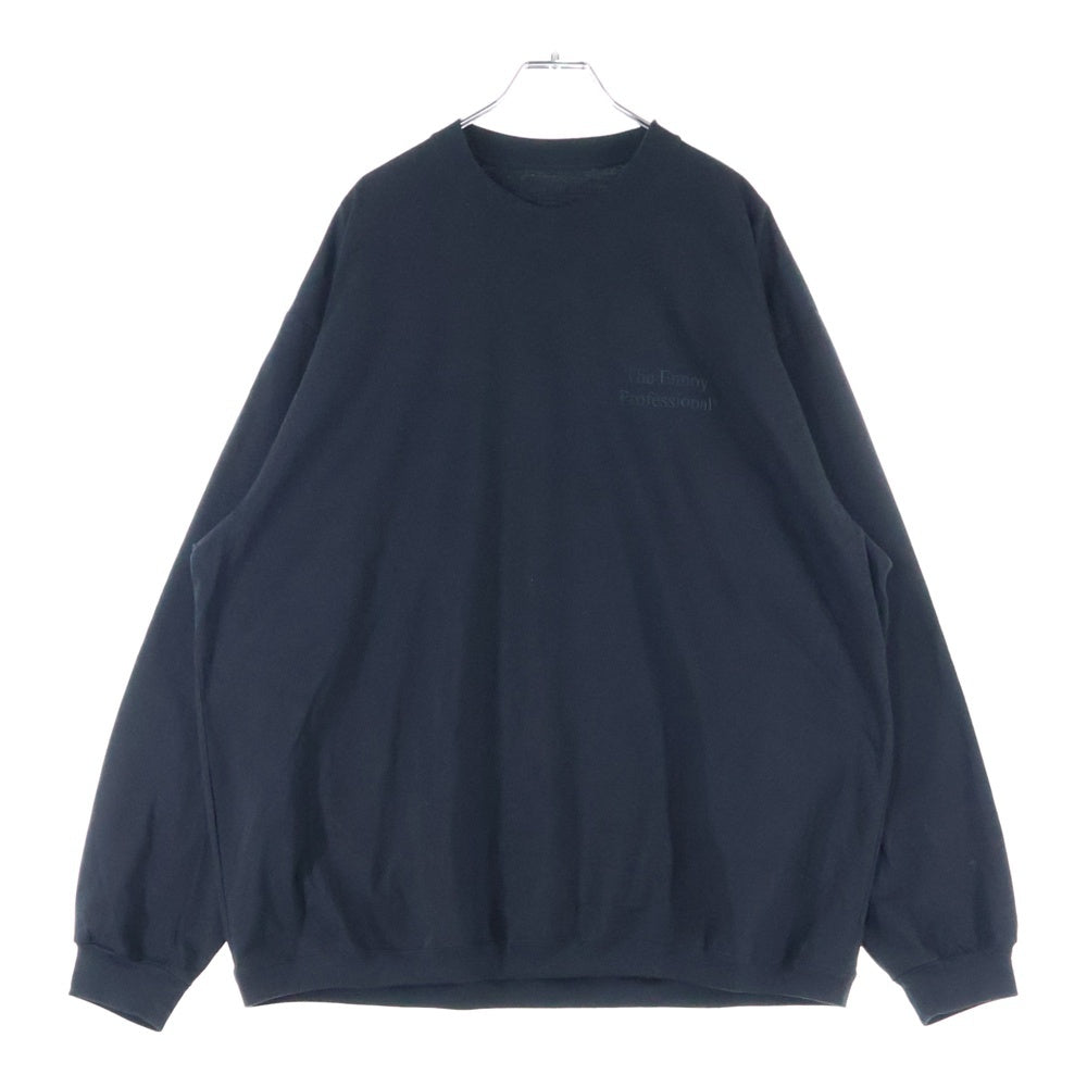 ENNOY(エンノイ) 23SS Long Sleeve Hem Rib Tee SS23BRENCT06NTL ヘムリブ長袖Tシャツ カットソー ブラック