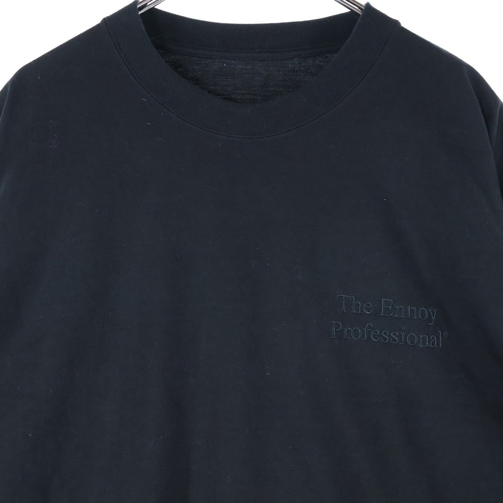 ENNOY(エンノイ) 23SS Long Sleeve Hem Rib Tee SS23BRENCT06NTL ヘムリブ長袖Tシャツ カットソー ブラック