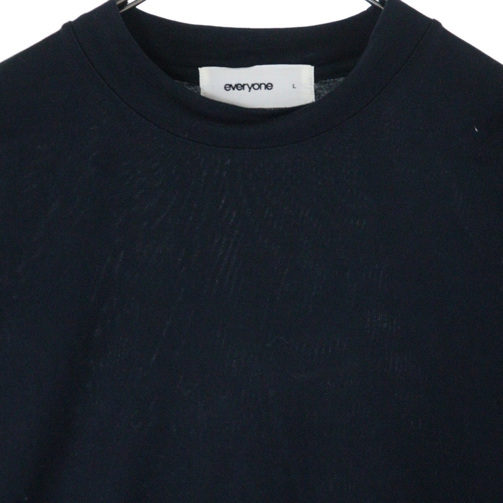 everyone(エブリワン) Cotton S/S T-Shirt EV-CS04 クルーネック 半袖Tシャツ カットソー ネイビー
