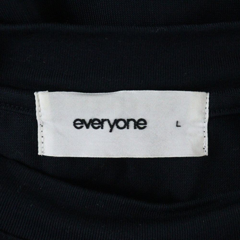 everyone(エブリワン) Cotton S/S T-Shirt EV-CS04 クルーネック 半袖Tシャツ カットソー ネイビー