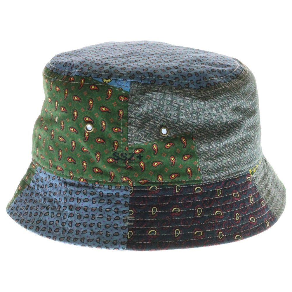 SSZ(エスエスズィー) 22AW PAISLEY PATCHWORK BUCKET HAT 11-41-0172-428 ペイズリーパッチワーク バケットハット 帽子 マルチ