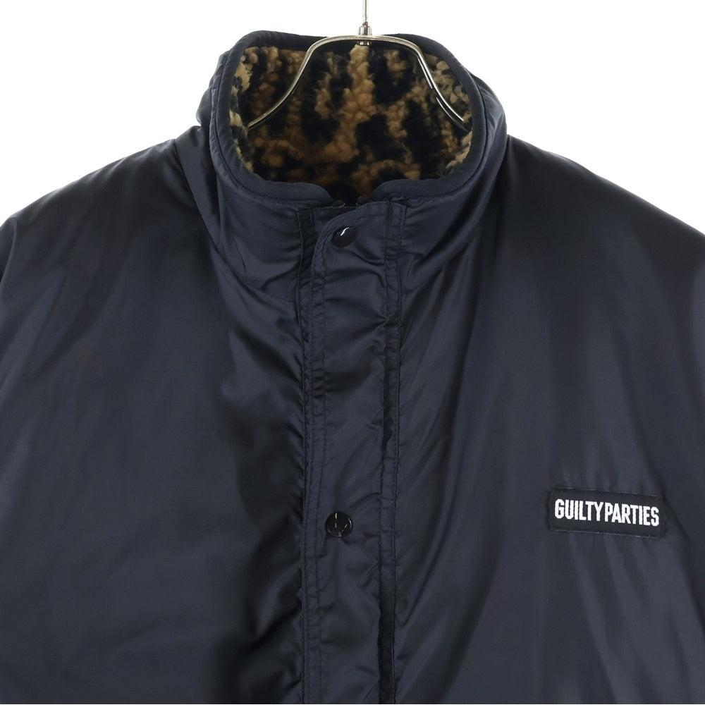 WACKO MARIA(ワコマリア) REVERSIBLE LEOPARD BOA FLEECE JACKET 23FW-WMO-OD06 レオパード リバーシブル フリースジャケット ブラウン/ブラック