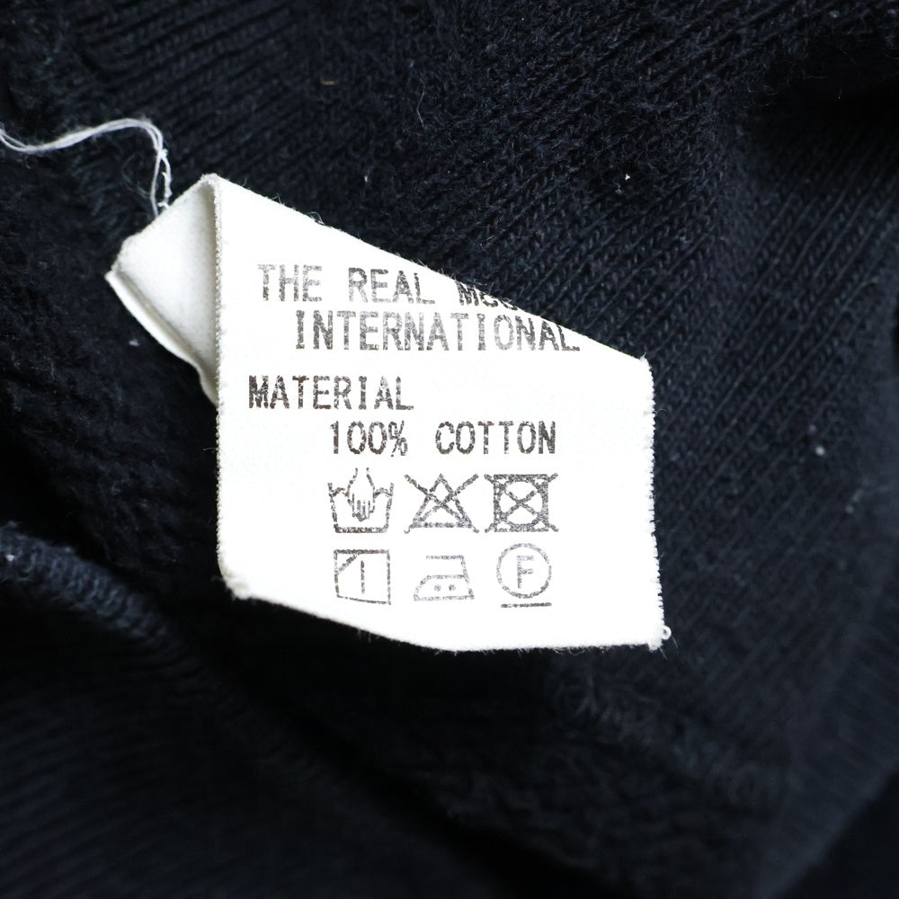 THE REAL McCOY'S(ザリアルマッコイ) BUCO P/O SWEATSHIRT / FLAME ファイヤーパターン パーカー ブラック BC20102