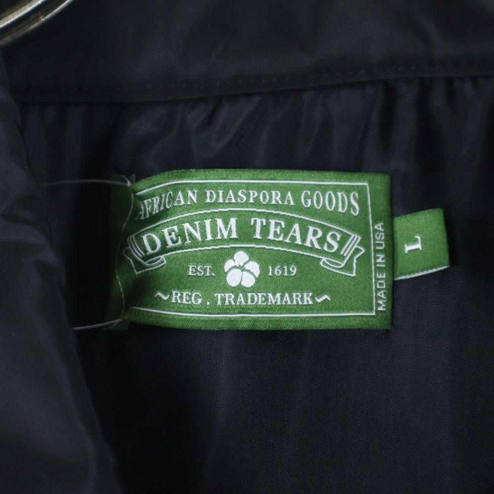 DENIM TEARS(デニムティアーズ) DENIM TEARS 1619 BOMBER JACKET ボンバージャケット DT-A22-0000-001 ブラック
