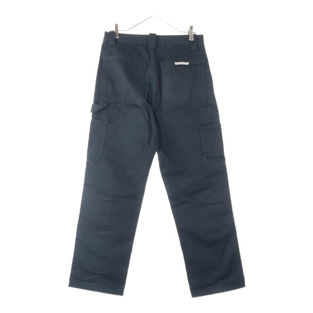 CHROME HEARTS(クロムハーツ) CARPENTER CNVS BLK カーペンター キャンバスダブルニーロングパンツ ブラック