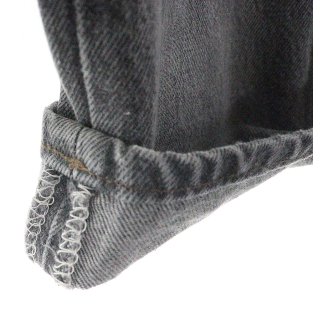 Levi's(リーバイス) 80s 501 BLACK DENIM PANTS 501-0658 ブラックデニムパンツ ボタン裏653刻印 アメリカ製 グレー
