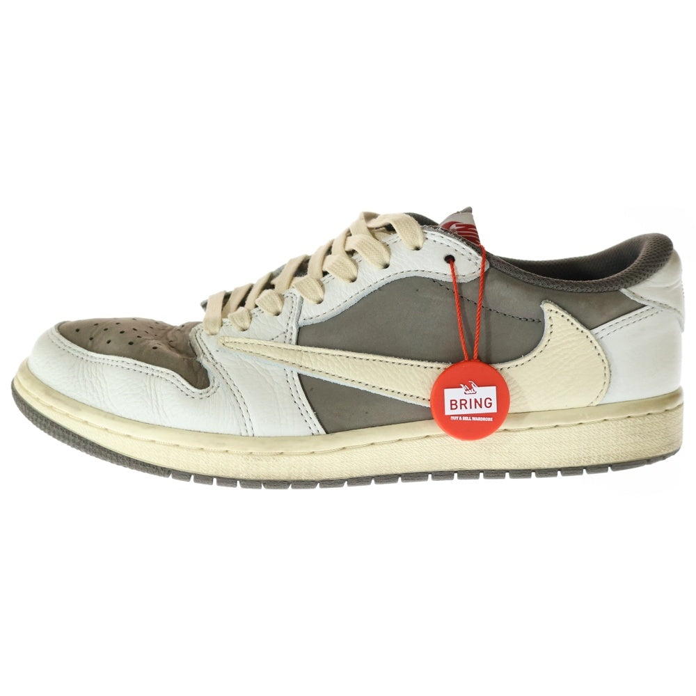 NIKE(ナイキ) ×TRAVIS SCOTT AIR JORDAN 1 LOW OG REVERSE MOCHA DM7866-162 トラヴィススコット エアジョーダン1 ローカットスニーカー リバースモカ ブラウン US8/26.0cm