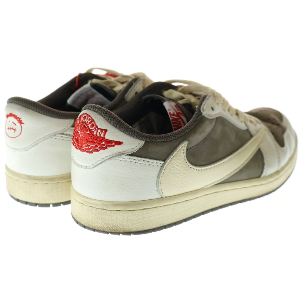 NIKE(ナイキ) ×TRAVIS SCOTT AIR JORDAN 1 LOW OG REVERSE MOCHA DM7866-162 トラヴィススコット エアジョーダン1 ローカットスニーカー リバースモカ ブラウン US8/26.0cm