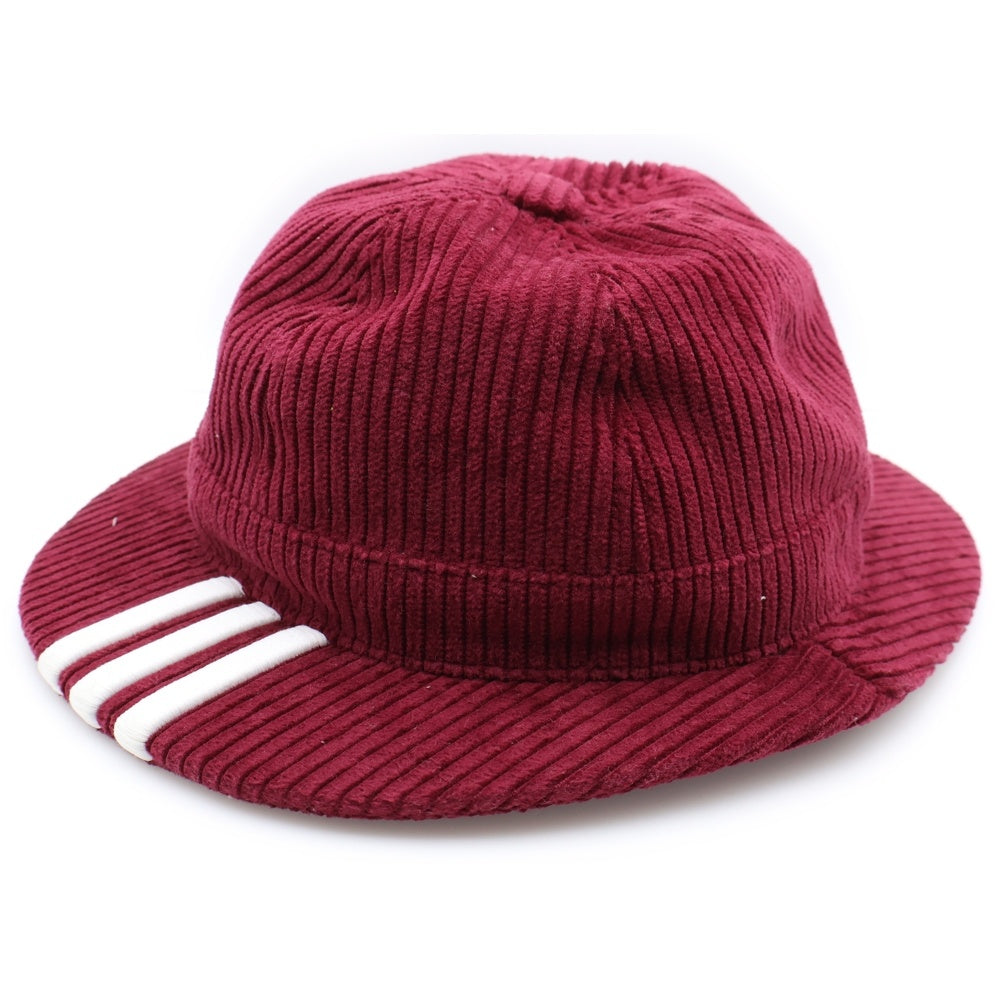 GUCCI(グッチ) ×adidas HAT M GOLF FOLDING ハット コーデュロイ ボルドー 717301 4HAS2 6662