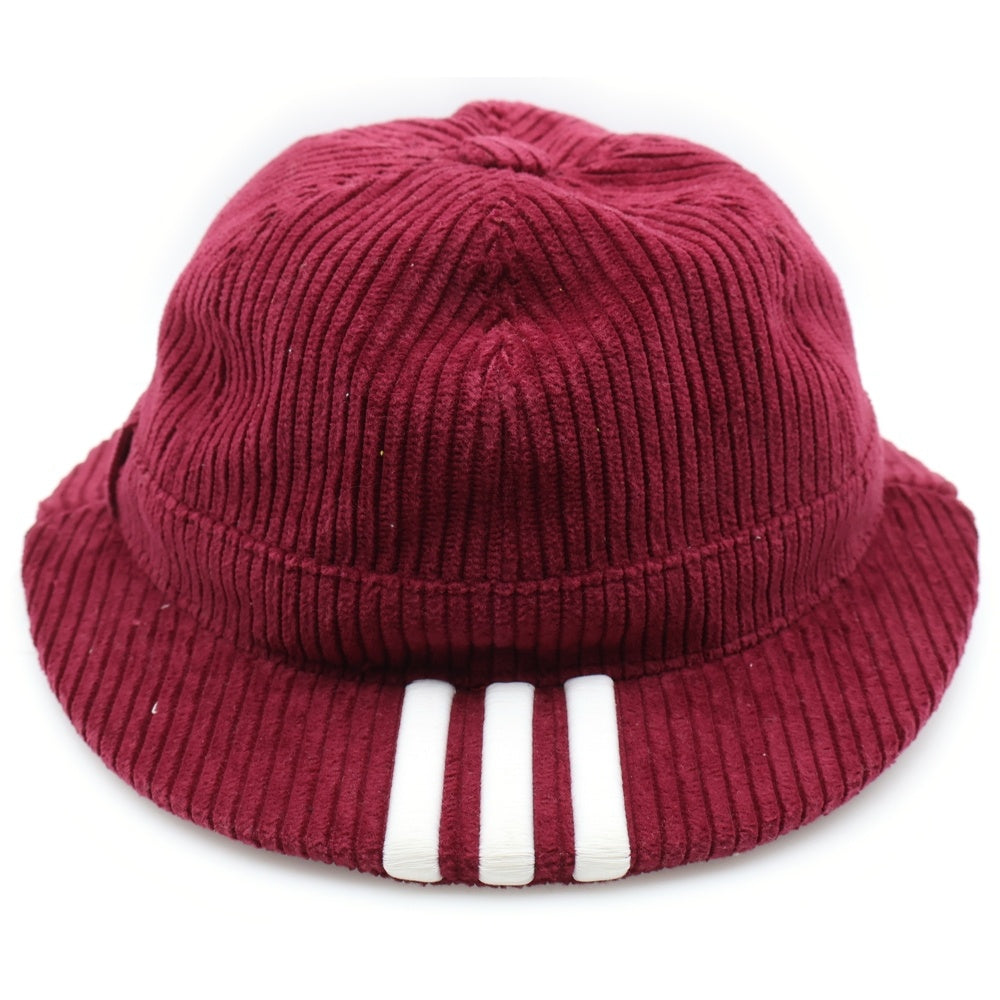 GUCCI(グッチ) ×adidas HAT M GOLF FOLDING ハット コーデュロイ ボルドー 717301 4HAS2 6662