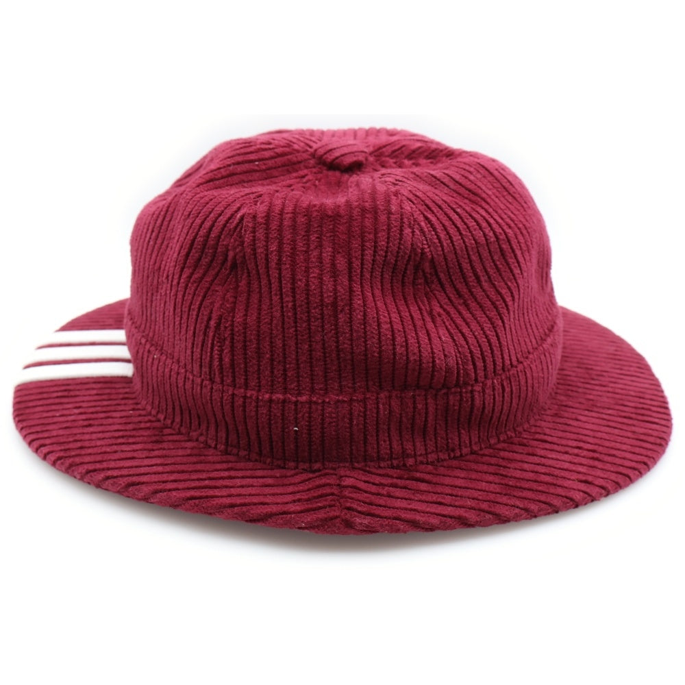 GUCCI(グッチ) ×adidas HAT M GOLF FOLDING ハット コーデュロイ ボルドー 717301 4HAS2 6662