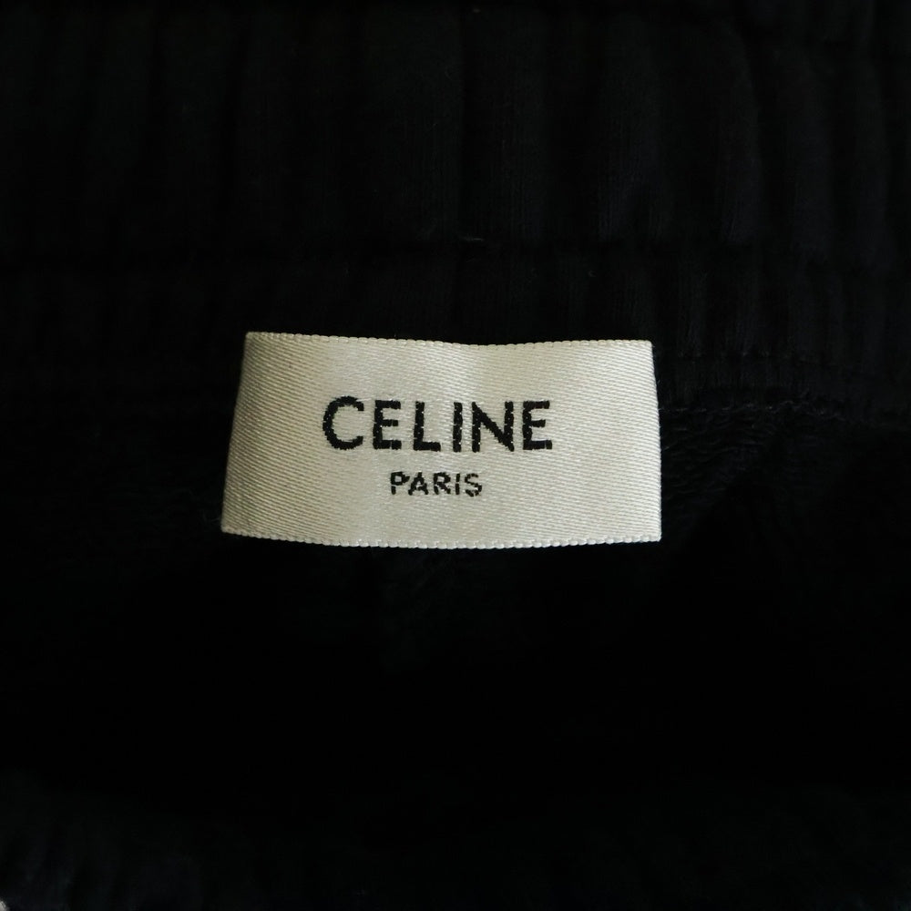 CELINE(セリーヌ) 22SS フロントロゴプリント スウェット ジョガーパンツ ブラック 2Z056670Q